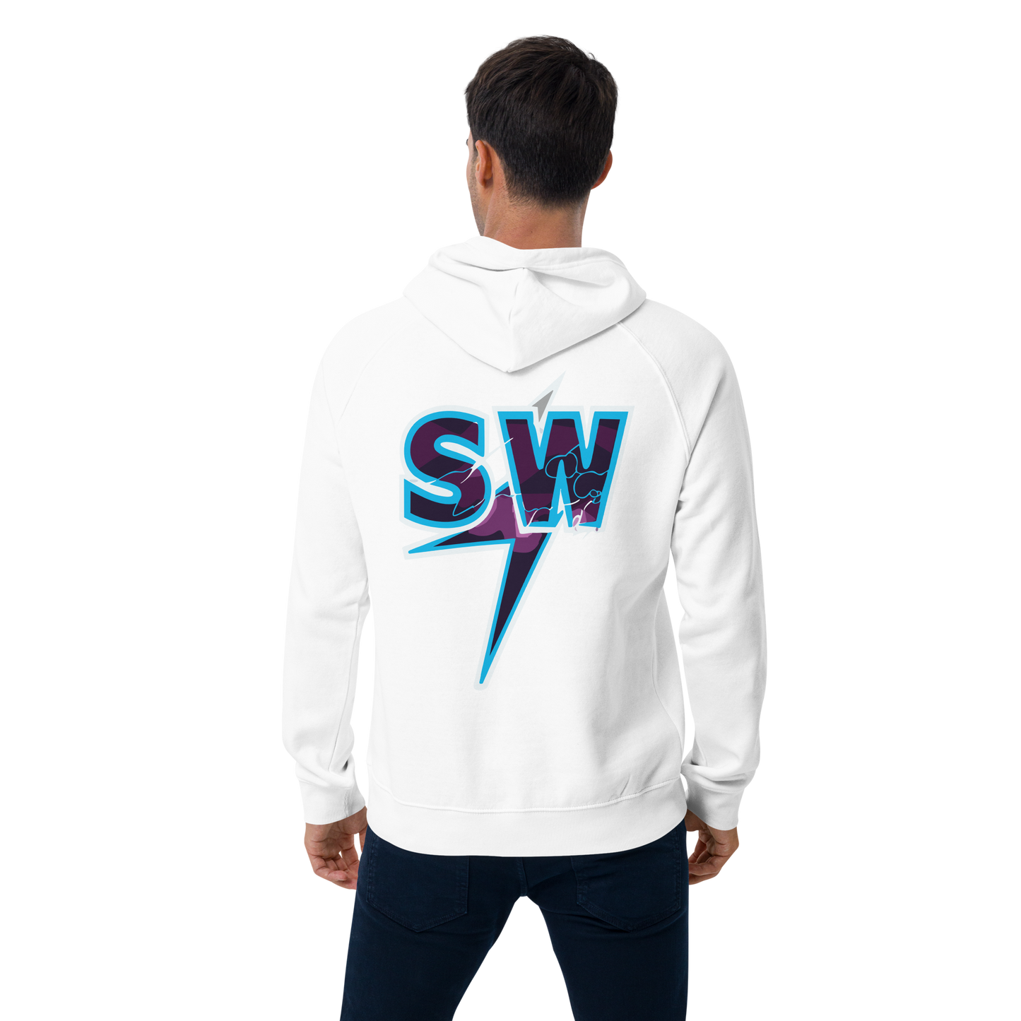 "SW" Unisex Bio-Raglan-Hoodie