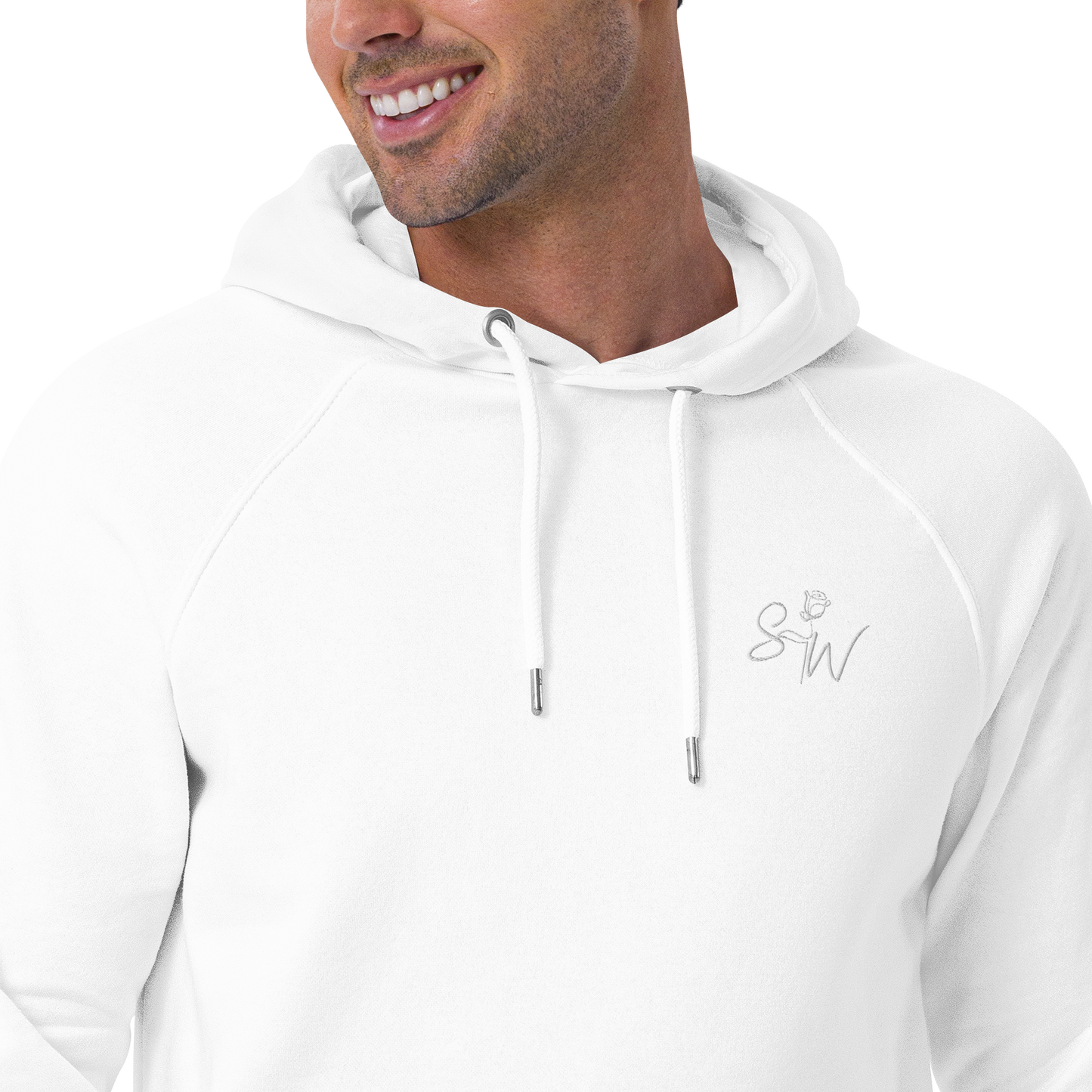 SW 2 Gesichter Unisex Bio-Raglan-Hoodie