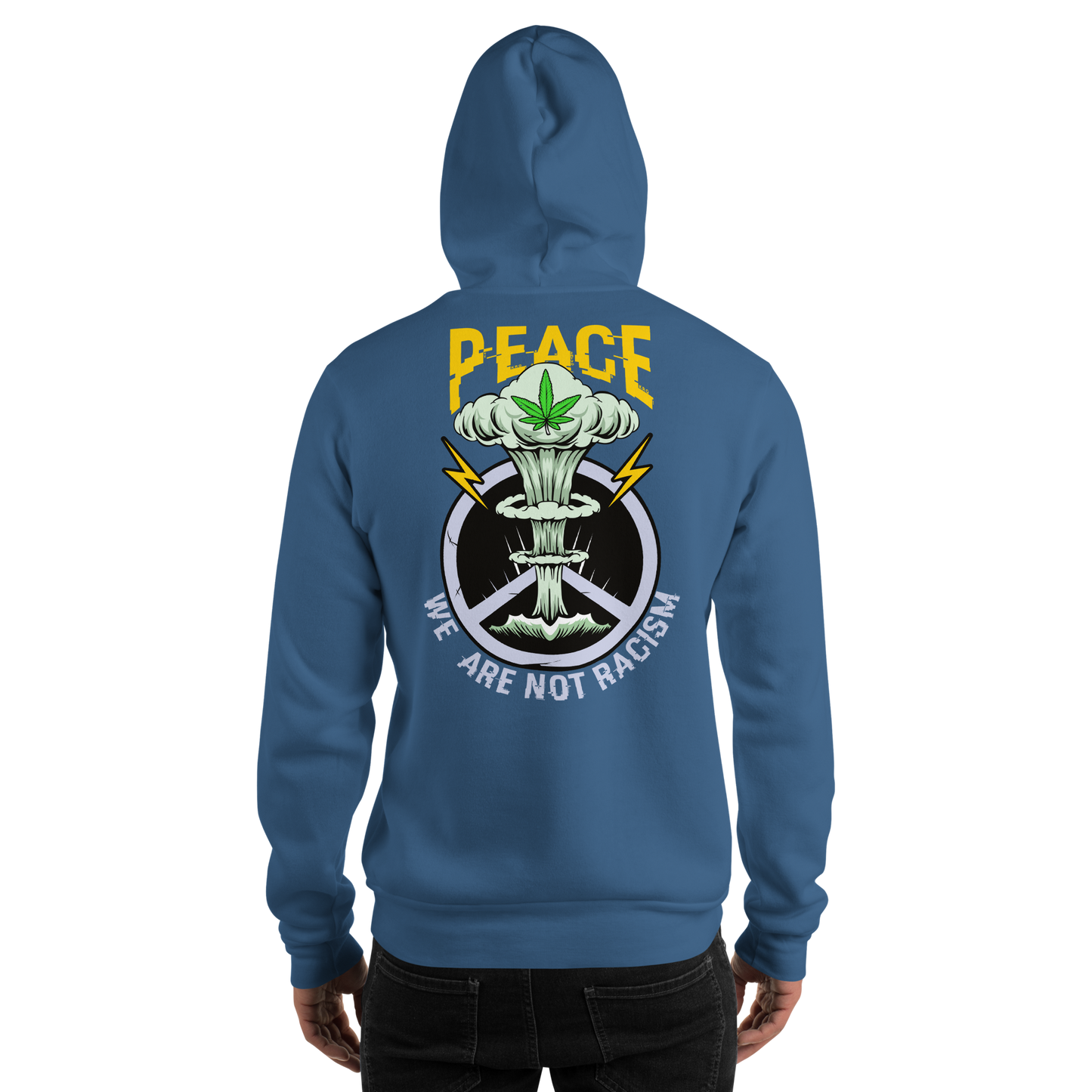 SW Peace Unisex-Kapuzenpullover