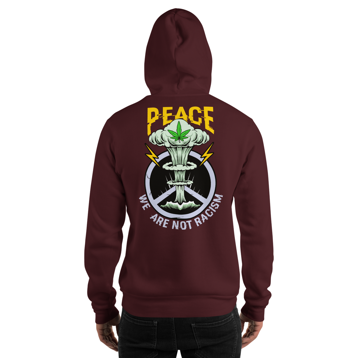 SW Peace Unisex-Kapuzenpullover