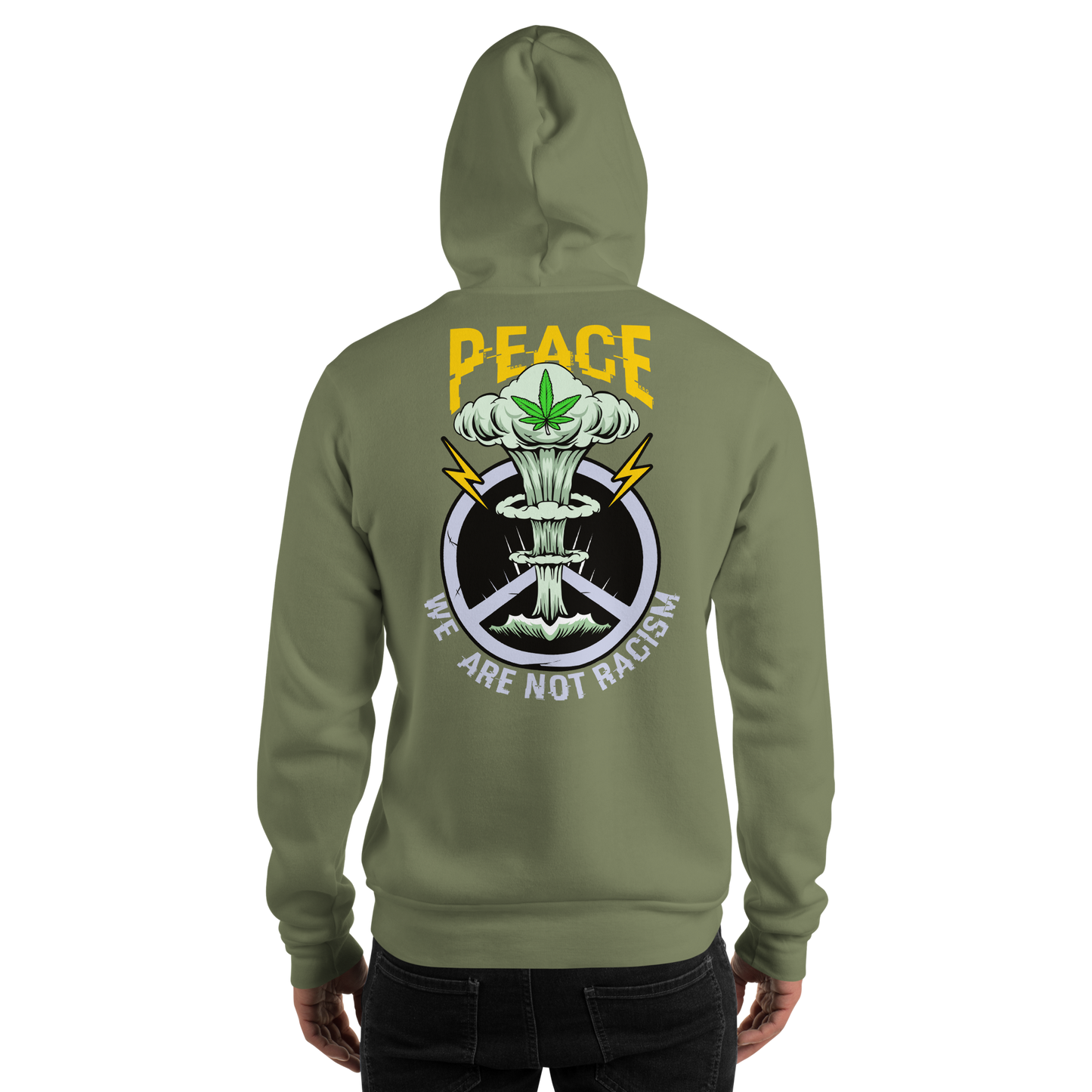 SW Peace Unisex-Kapuzenpullover