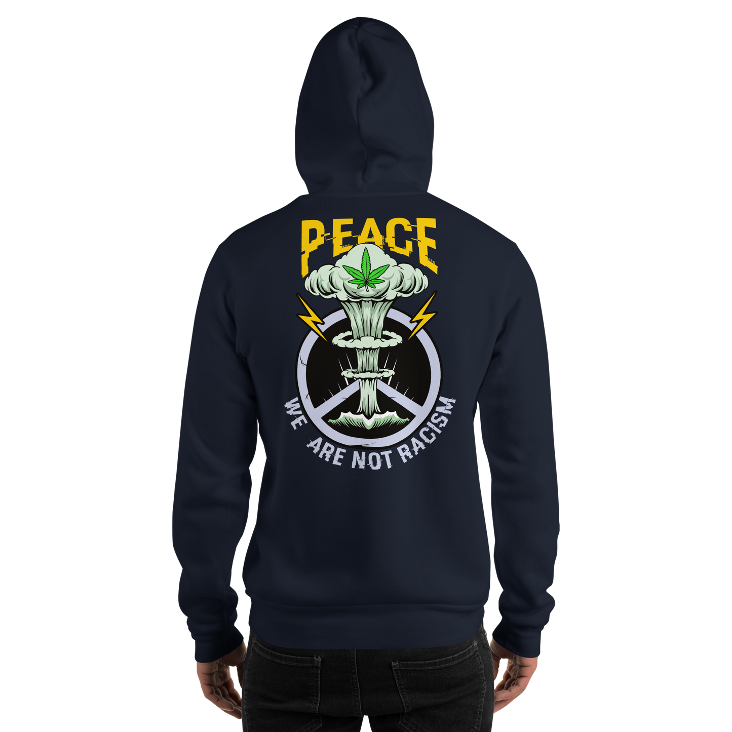 SW Peace Unisex-Kapuzenpullover