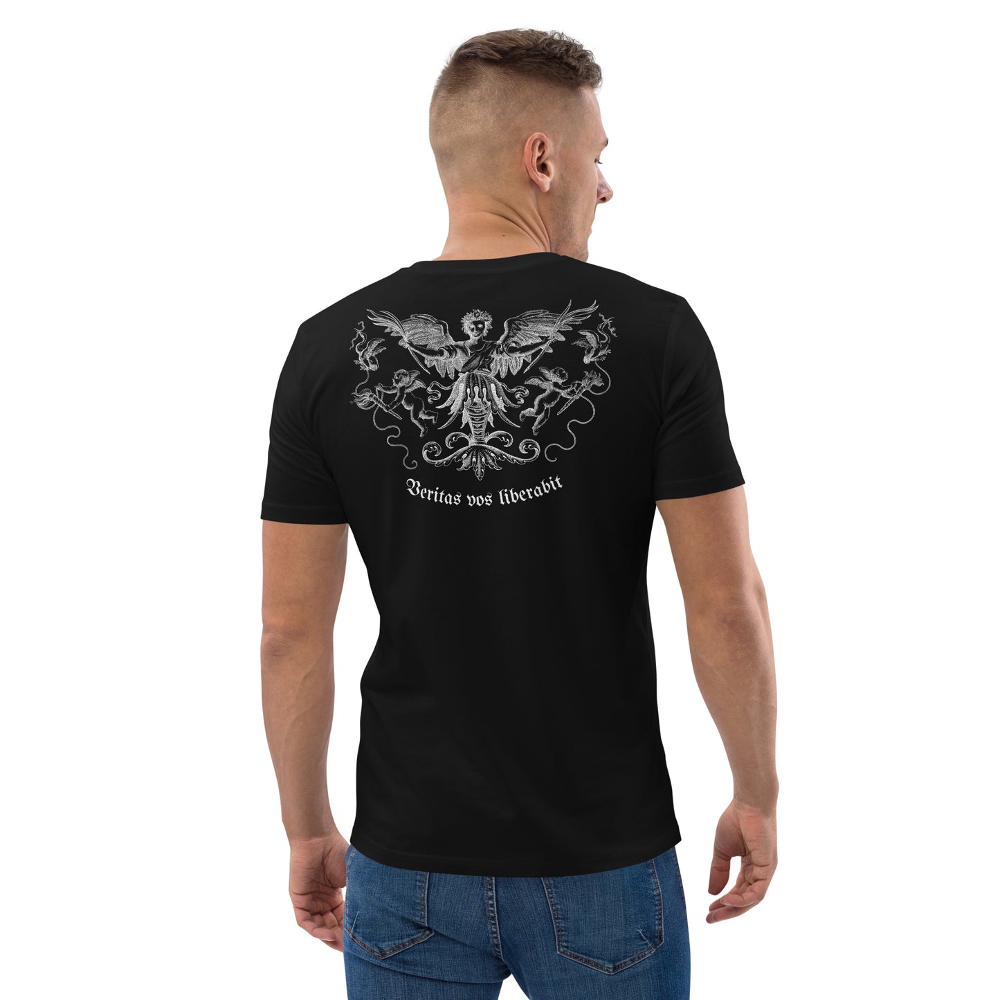 SW Veritas vos Liberabit Unisex-Bio-Baumwoll-T-Shirt