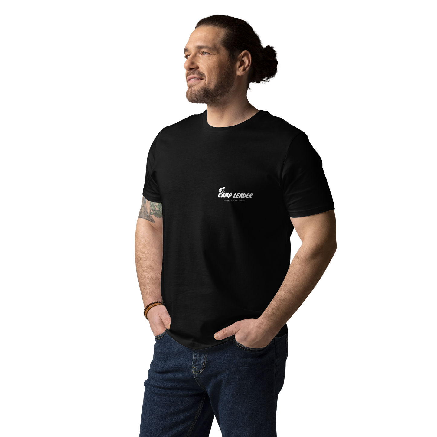 SW Camp Leader Black Unisex-Bio-Baumwoll-T-Shirt