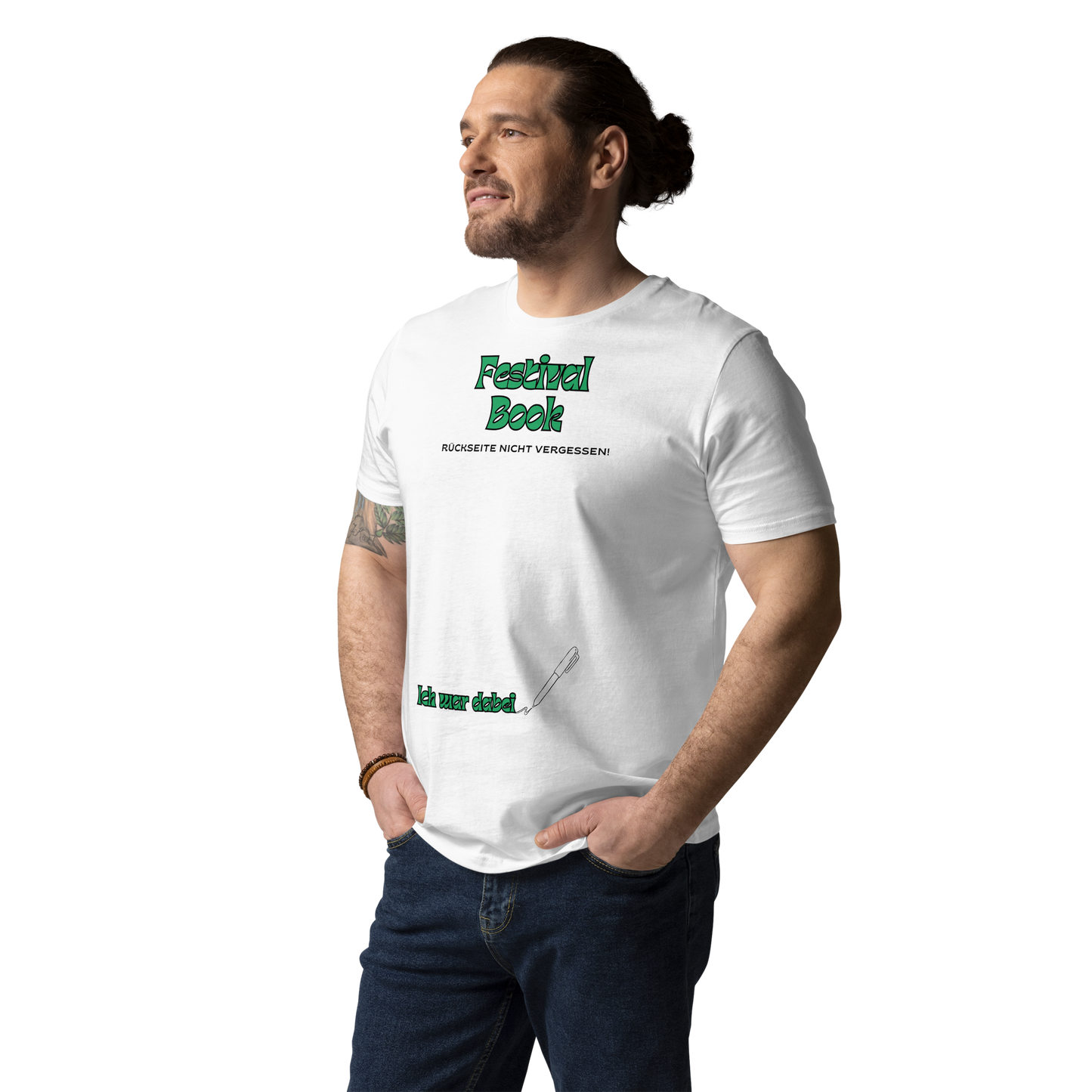 SW Festival Book Unisex-Bio-Baumwoll-T-Shirt