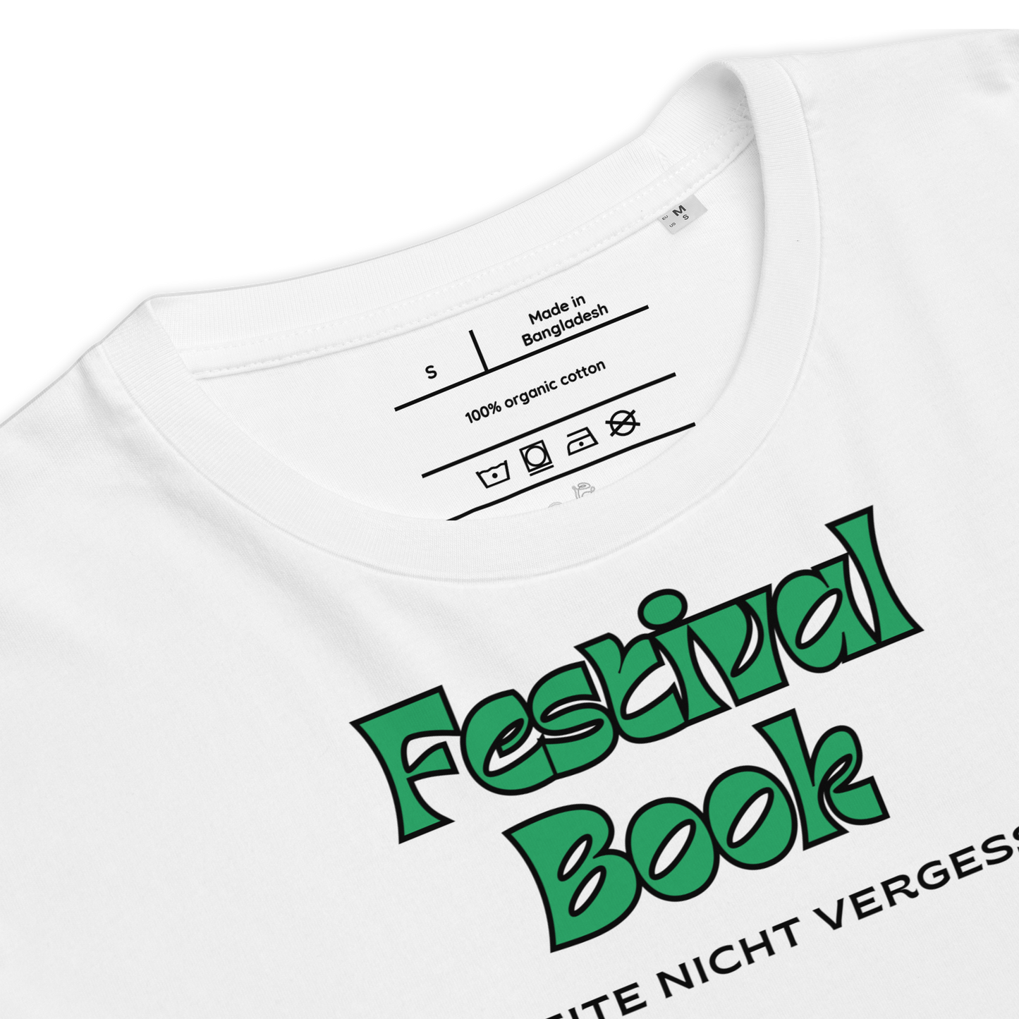 SW Festival Book Unisex-Bio-Baumwoll-T-Shirt