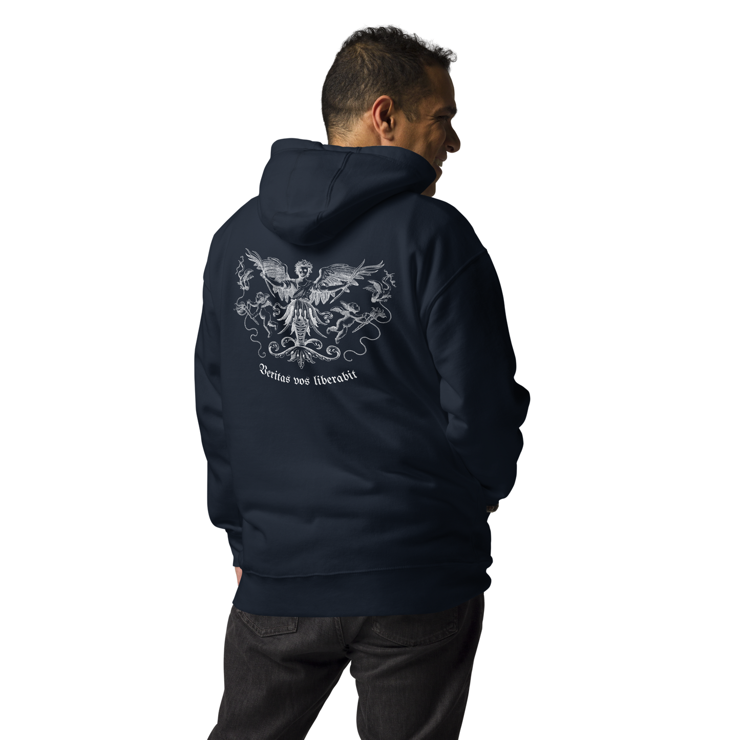 SW Veritas vos liberabit Unisex-Kapuzenpullover