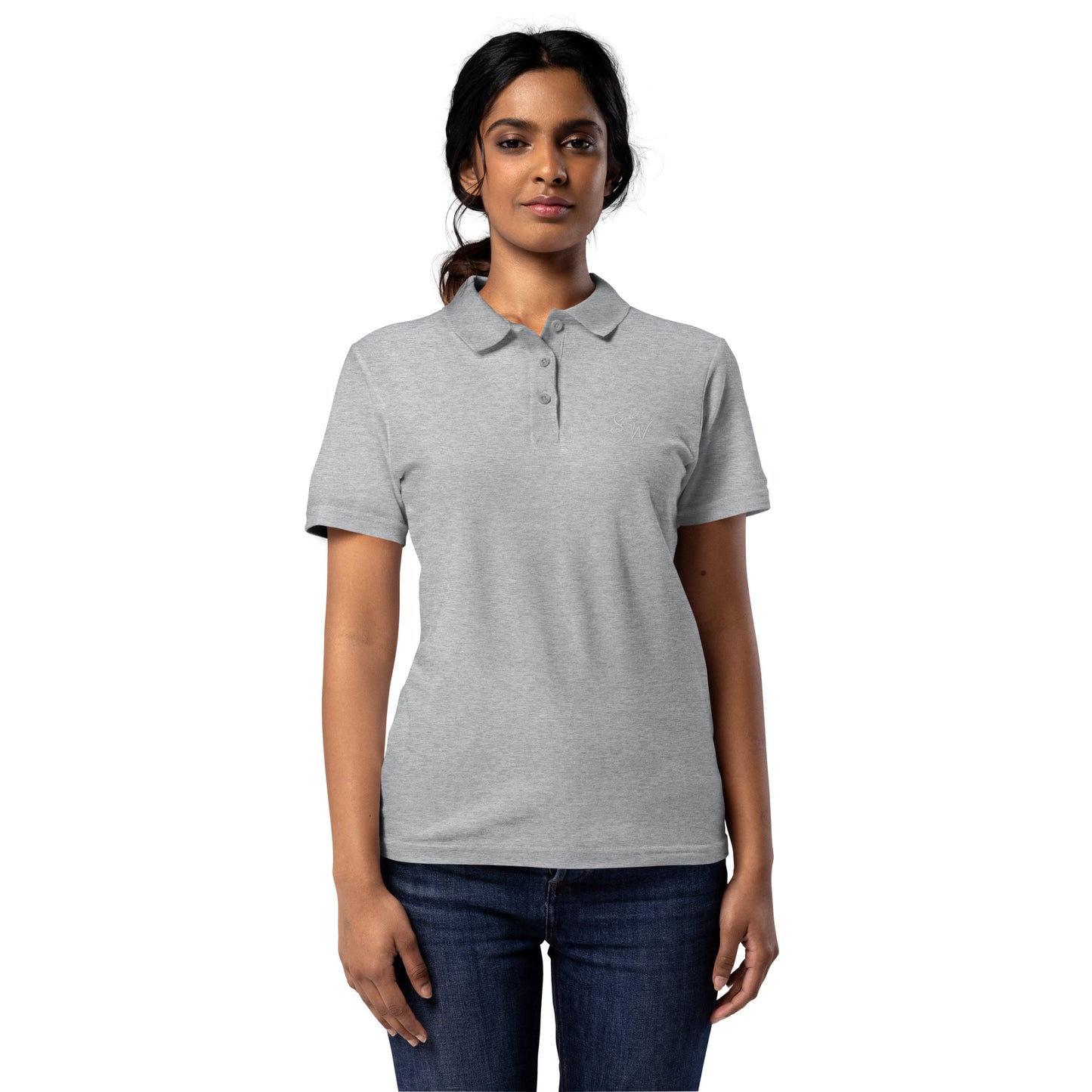 SW Piqué-Poloshirt für Damen