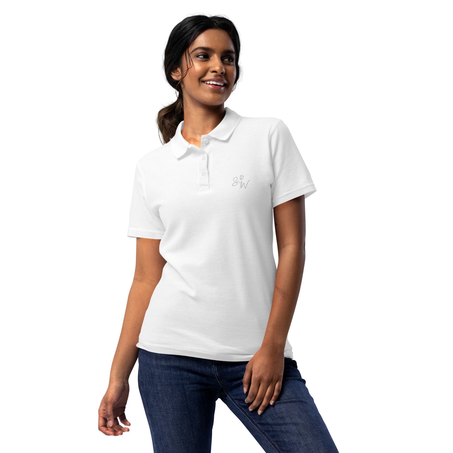 SW Piqué-Poloshirt für Damen