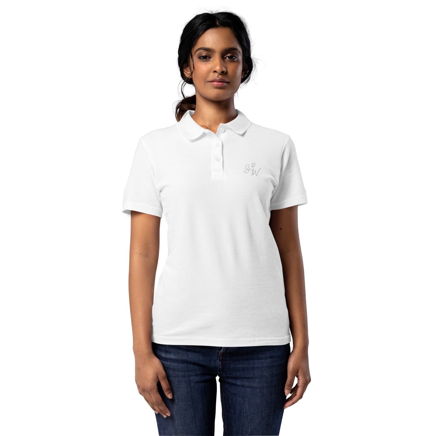 SW Piqué-Poloshirt für Damen